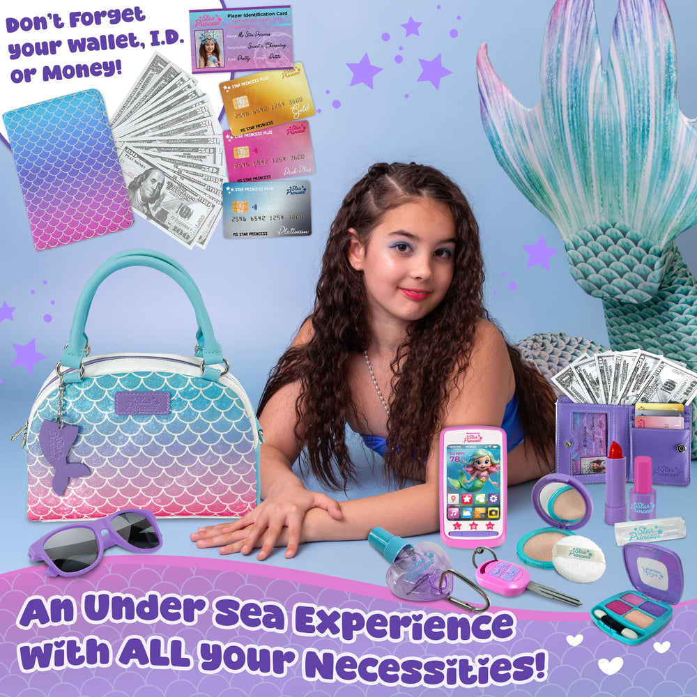 Star Princess play smartphone safe no-battery toy for role-play communication.