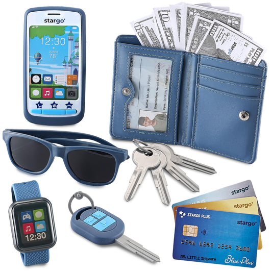 Star Princess play wallet with realistic details for imaginative pretend play.