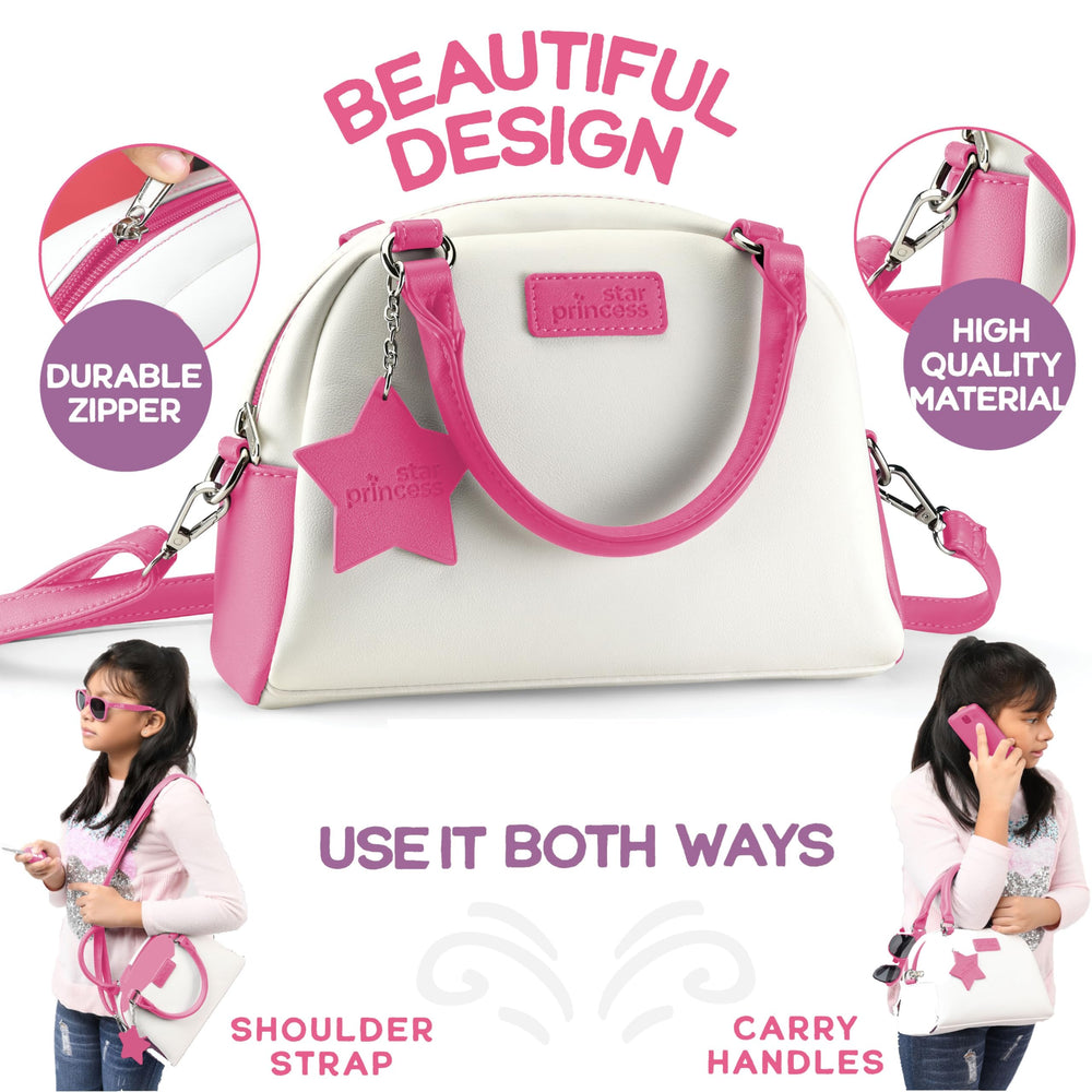 Star Princess purse hairbrush and sunglasses add authentic dress-up detail