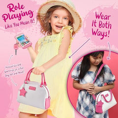 Star Princess purse pocket tissues and sanitizer highlight practical pretend care routines