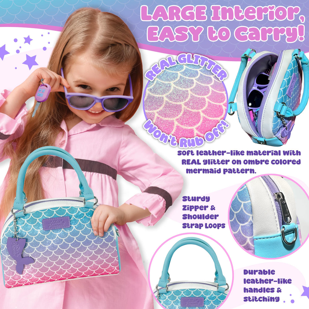 Star Princess wallet for kids helps teach sorting coins and pretend shopping.