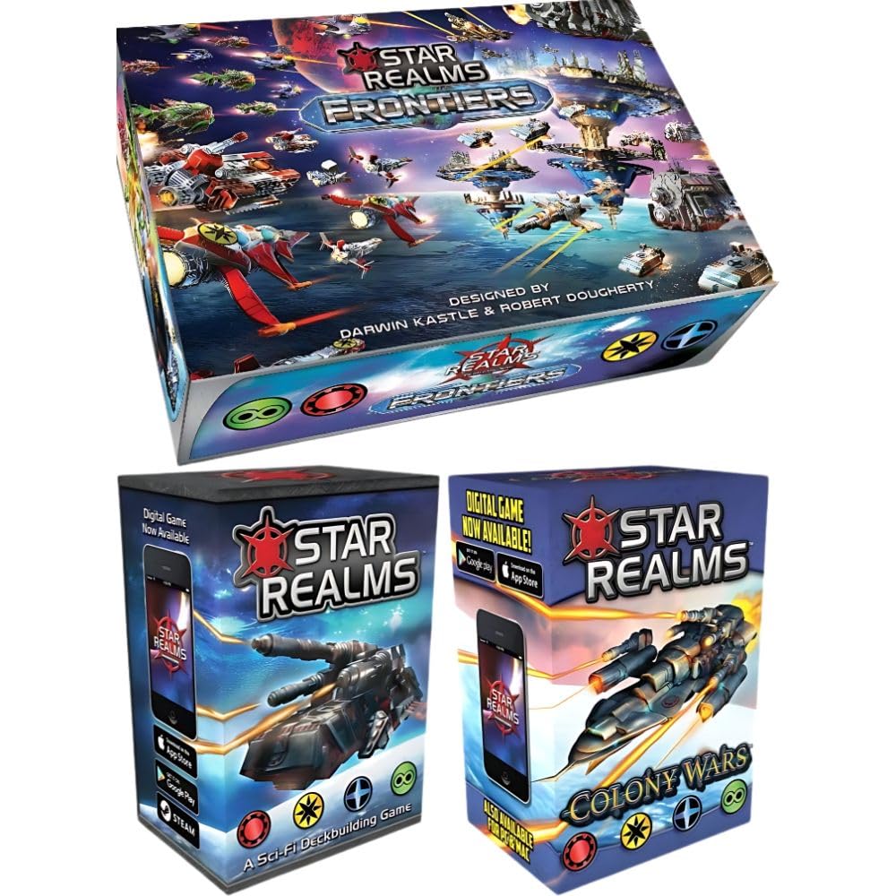 Star Realms boxed sets bundle front cover, three-in-one bundle for quick game night