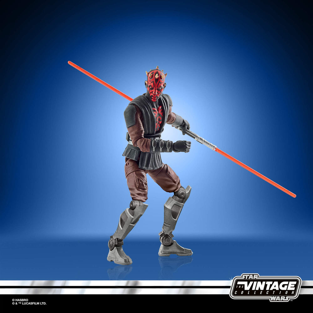 3.75-inch scale Darth Maul fits alongside other figures for storytelling scenes.