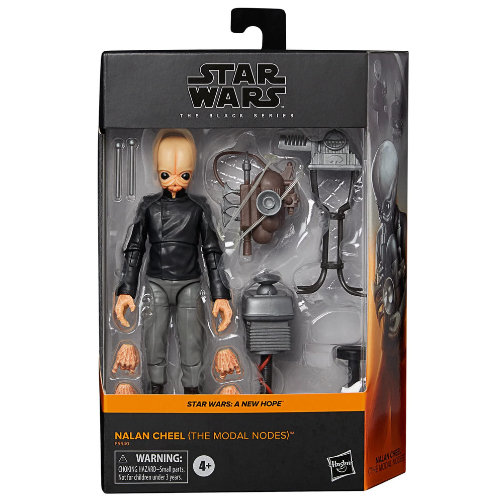 STAR WARS Nalan Cheel action figure with authentic details for display.