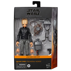 STAR WARS Nalan Cheel action figure with authentic details for display.