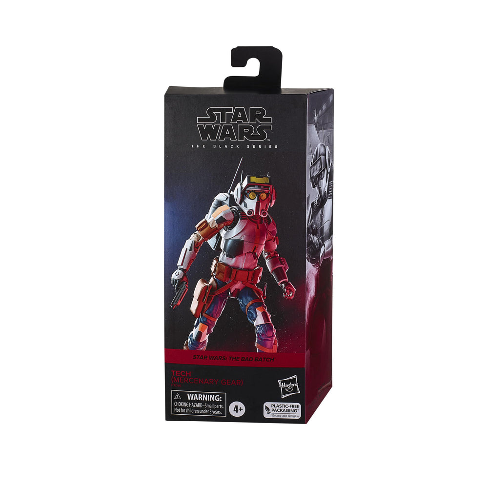 Star Wars Bad Batch Tech mercenary gear 6-inch figure for display and collection