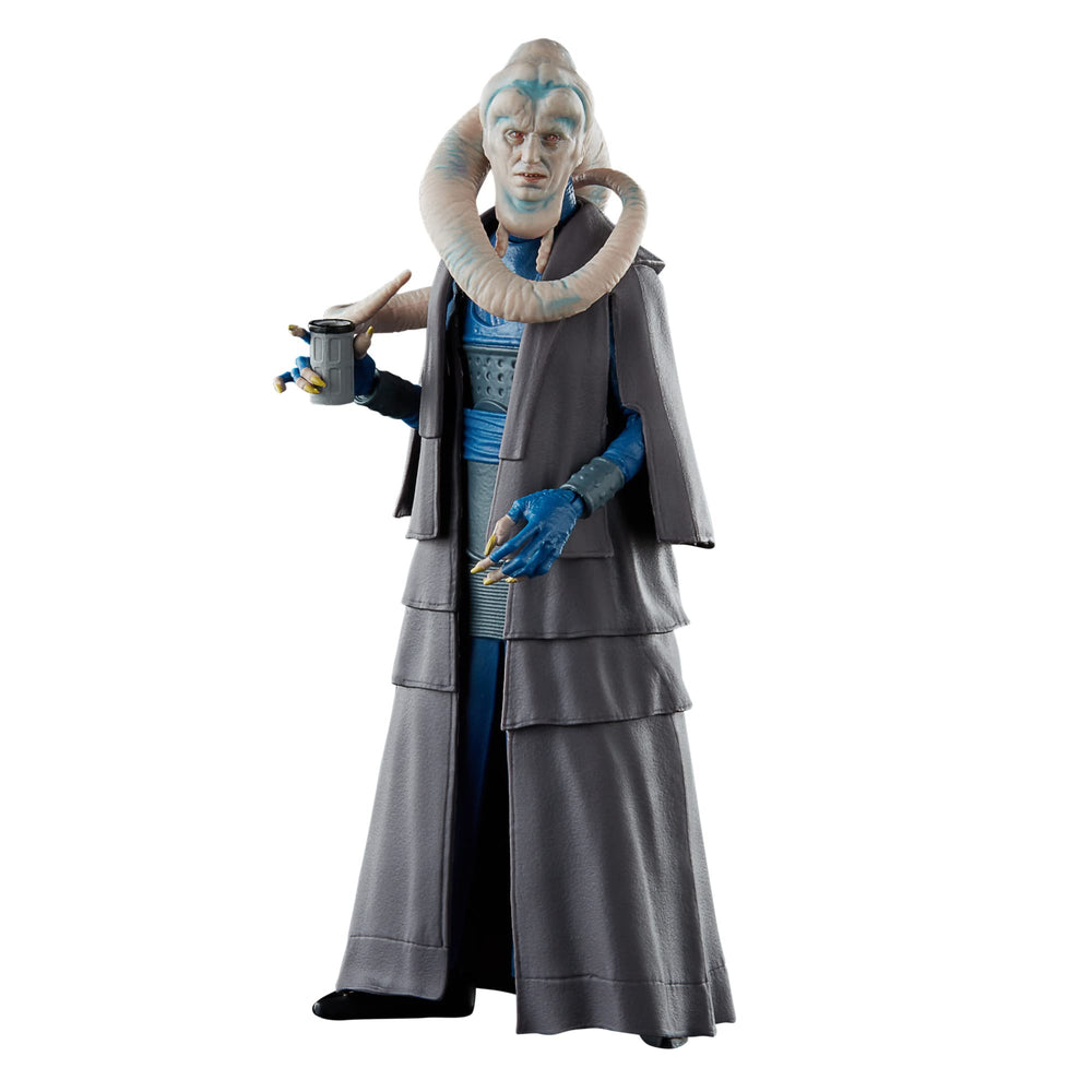 Star Wars The Black Series Bib Fortuna front view for display.
