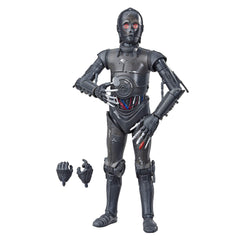 STAR WARS Black Series 0-0-0 head detail enhances premium display.