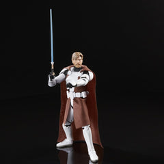 STAR WARS Black Series Clone Commander Obi-Wan 6in close-up highlights authentic sculpt.