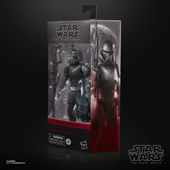 Star Wars Black Series Crosshair Imperial display-ready figure for shelf setups.