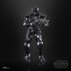 STAR WARS Black Series Dark Trooper detail showcases premium deco.