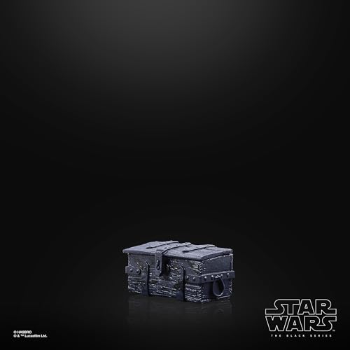 STAR WARS The Black Series figure displayed on shelf for collection display.