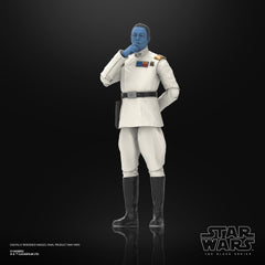 STAR WARS The Black Series Grand Admiral Thrawn close-up highlights detailed likeness
