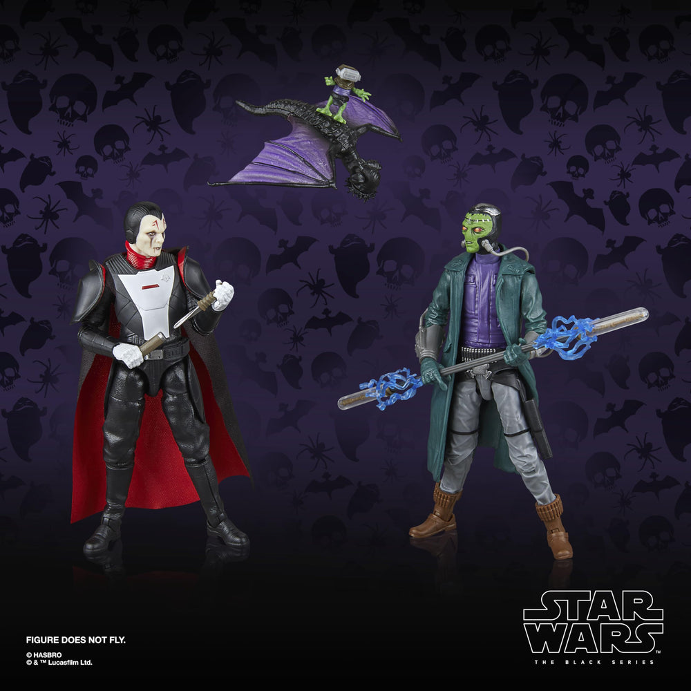 STAR WARS Black Series Inquisitor Duros 2-pack display-ready setup on shelf.