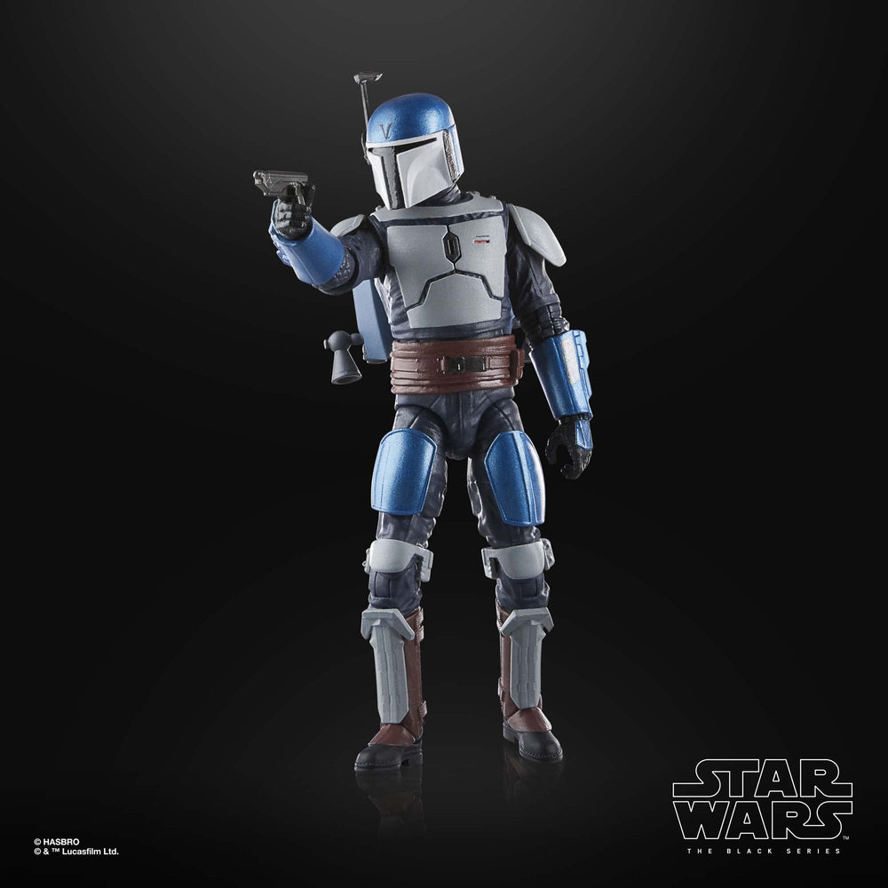 Poseable Star Wars figure from The Black Series with articulated limbs