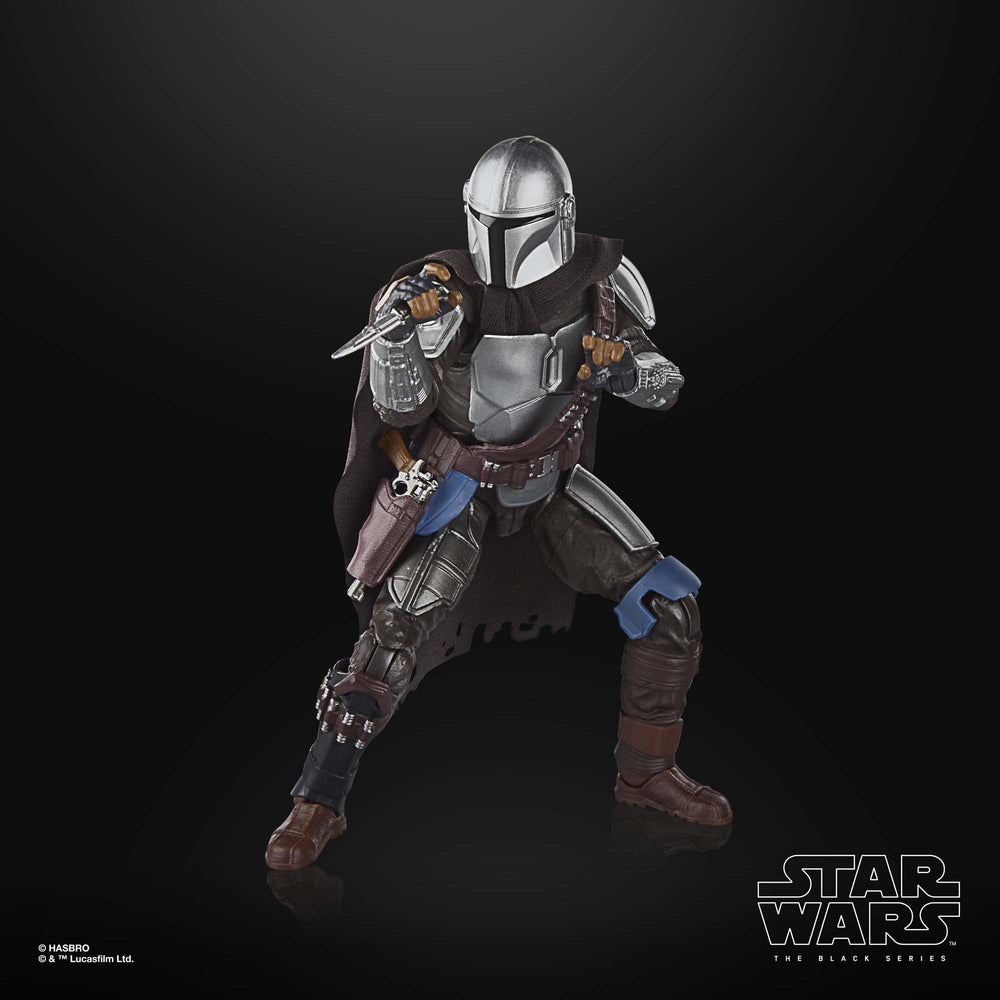 STAR WARS The Black Series Mandalorian Glavis Ringworld poseability demo boosts shelf presence