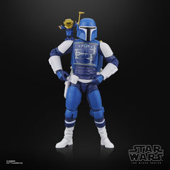 STAR WARS Mandalorian Scout Holiday Edition accessories set offers versatile display options.