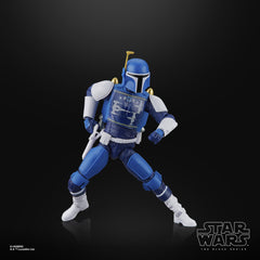 STAR WARS Mandalorian Scout Holiday Edition includes an Anzellan figure for expanded display.