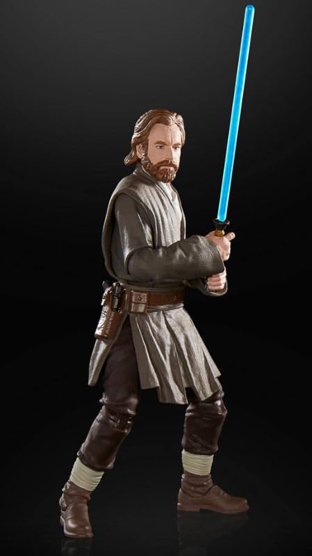 STAR WARS The Black Series Obi-Wan Kenobi (Jabiim) display-ready figure on shelf