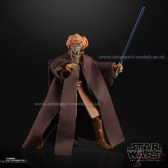 STAR WARS The Black Series Plo Koon detail sculpt highlights Clone Wars accuracy.