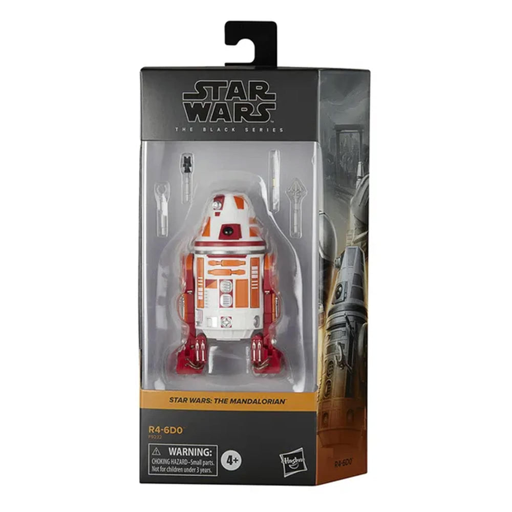 Star Wars Black Series R4-6D0 articulation enables dynamic posing for displays