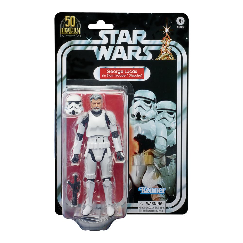 STAR WARS Black Series includes removable helmet and blaster accessories.