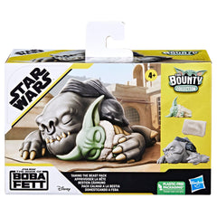 STAR WARS Bounty Collection Rancor figure in sleeping pose for cute display.