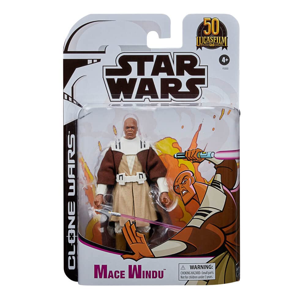 Star Wars Mace Windu display-ready figure for collection and shelf showcases