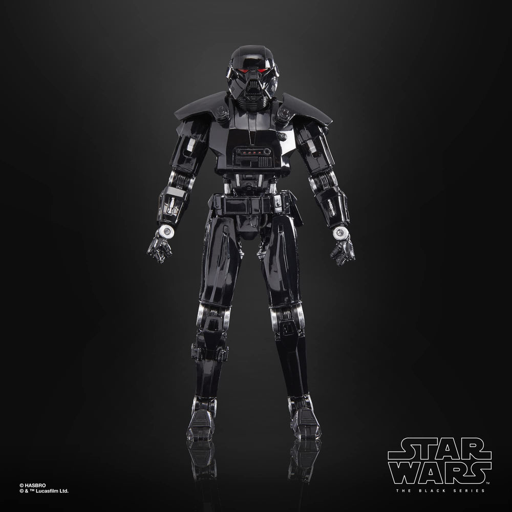 STAR WARS Dark Trooper armor detail close-up shows armor texture and depth.