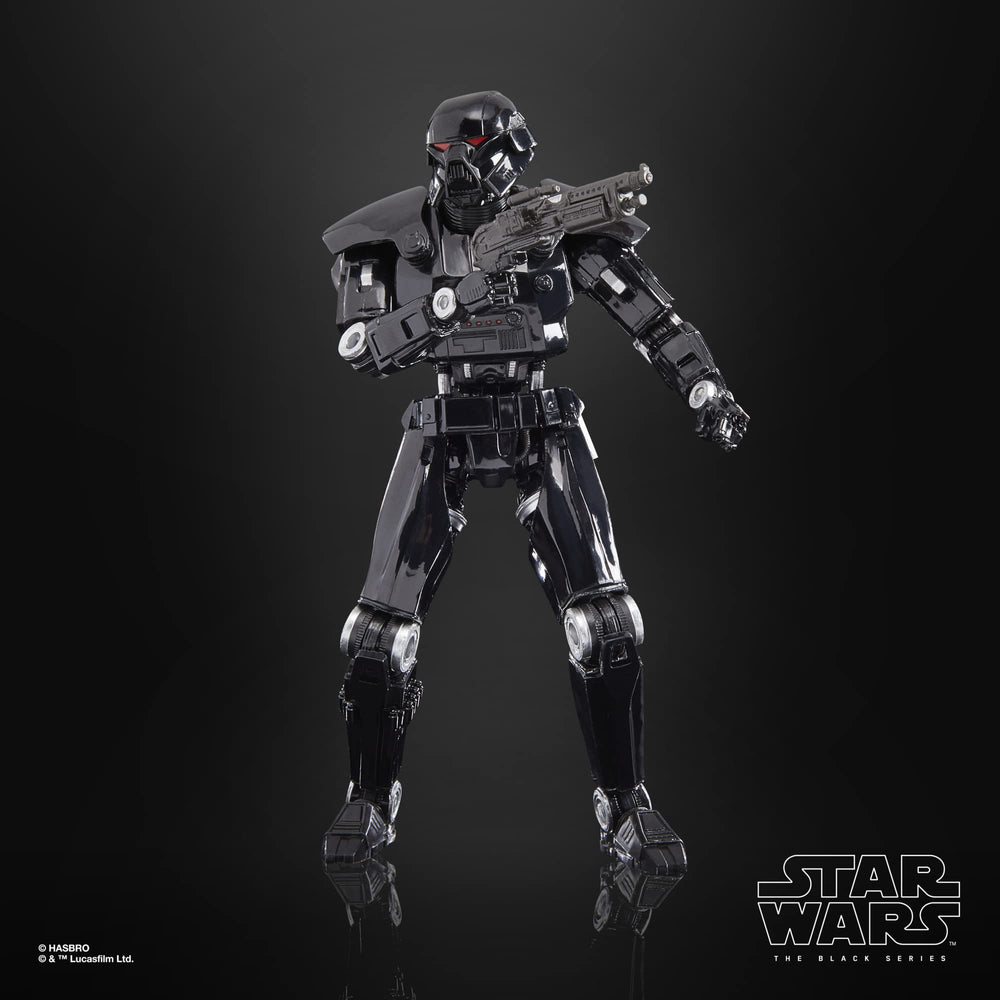 STAR WARS Dark Trooper head shoulders pose for expressive dioramas.