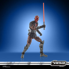 Darth Maul Mandalore figure shows premium articulation for dynamic action poses.