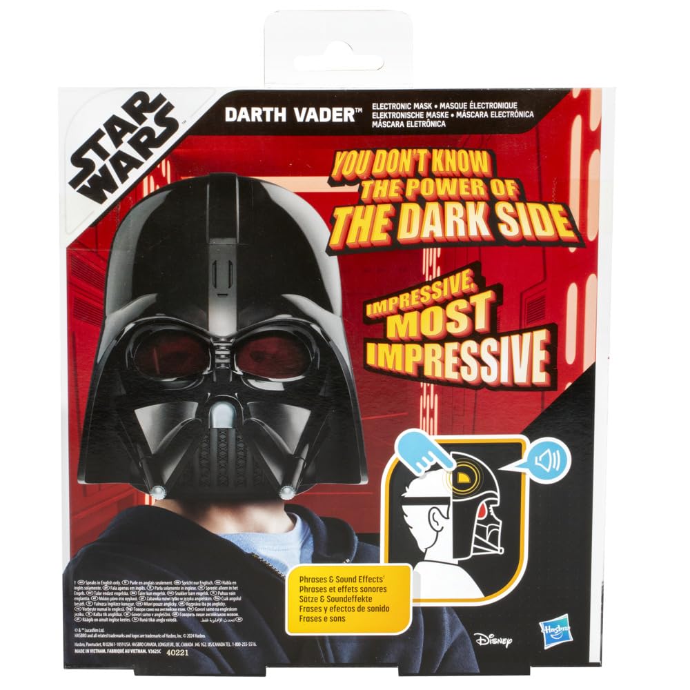 Star Wars Darth Vader mask detailed helmet texture for realistic costume detail