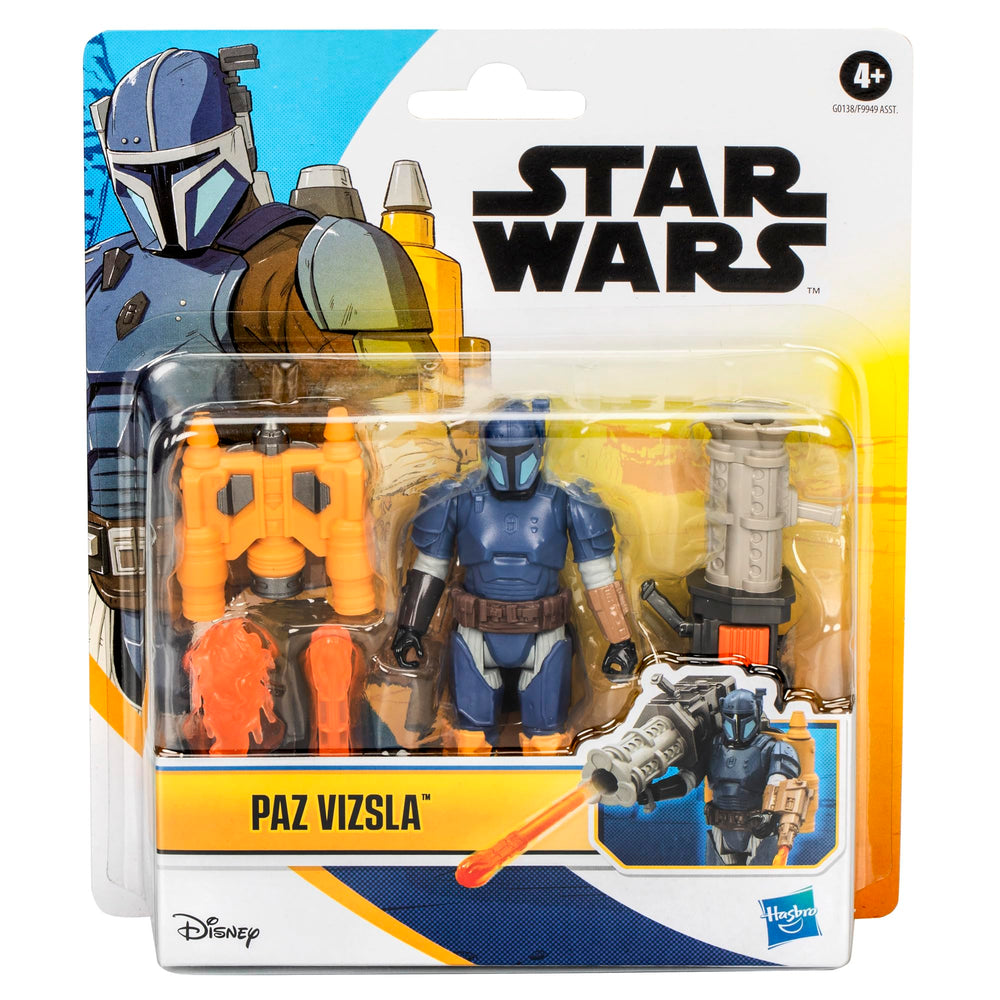 STAR WARS Paz Vizsla projectile launcher adds dynamic firing play