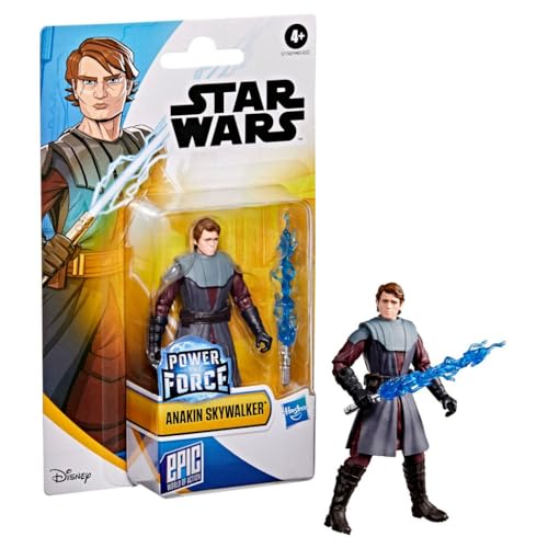 STAR WARS Epic World action figure with nine articulation points for poses.