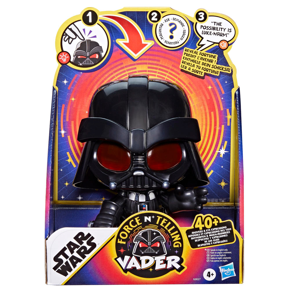 STAR WARS Force N Telling Vader eye expressions light up during questions.