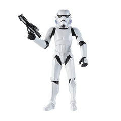 STAR WARS Galaxy of Adventures Stormtrooper blaster accessory enhances battle scene play.