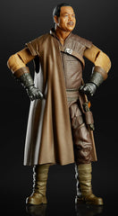 STAR WARS Greef Karga packaging back view for collectible display.