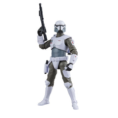 STAR WARS Imperial armored commando front view for striking display and dynamic posing.