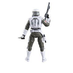 Poseable head, arms, and legs enable varied display setups