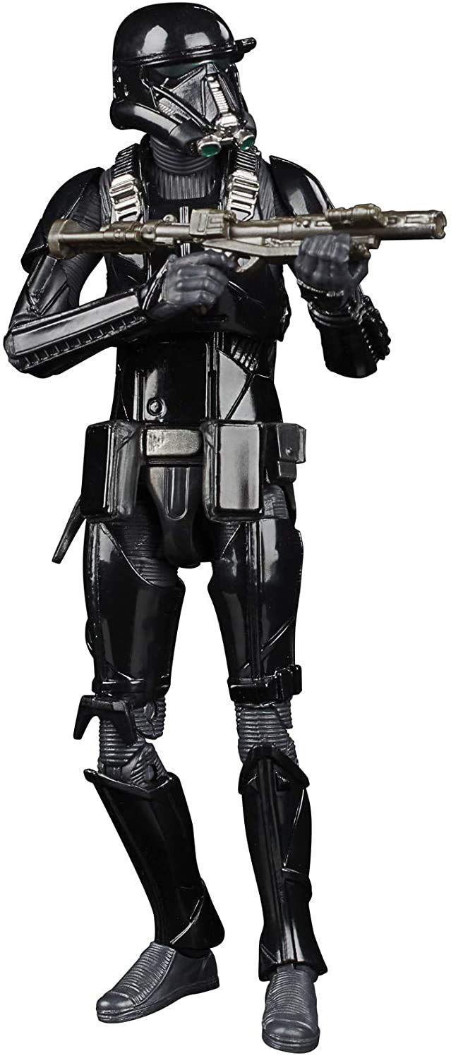STAR WARS Imperial Death Trooper 6-inch figure front view demonstrates poseability and premium deco.