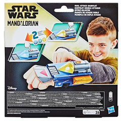 STAR WARS Mandalorian gauntlet fits as a collectible costume prop.