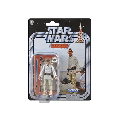 Luke Skywalker figure in Tatooine poncho detail, great for authentic vintage posing.