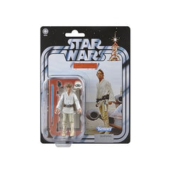 Luke Skywalker figure in Tatooine poncho detail, great for authentic vintage posing.