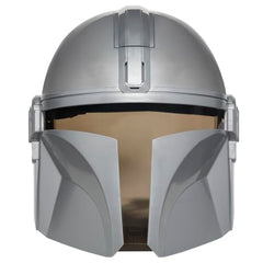 Star Wars Mandalorian Electronic Mask side view with adjustable strap for comfortable wear