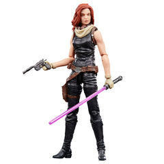 Mara Jade figure shows authentic styling and articulation for dynamic posing.