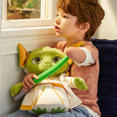 Star Wars Master Yoda Plush robe texture captures authentic look.