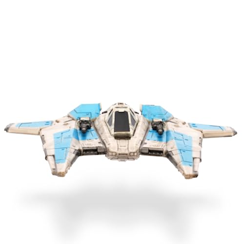 Star Wars Micro Galaxy Fang Fighter engine flaps add dynamic flight visuals.