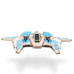 Star Wars Micro Galaxy Fang Fighter engine flaps add dynamic flight visuals.