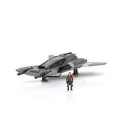 Star Wars Micro Galaxy Pirate Snubfighter side view highlights sleek space-age silhouette