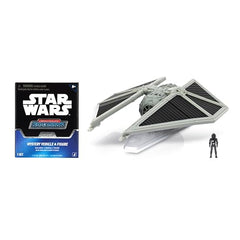 Star Wars Micro Galaxy Squadron TIE Striker 3-inch vehicle for display and play.